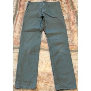 Carhartt WIP Mens Chino Club Pants Olive Flat Front Workwear Straight Leg 32x32